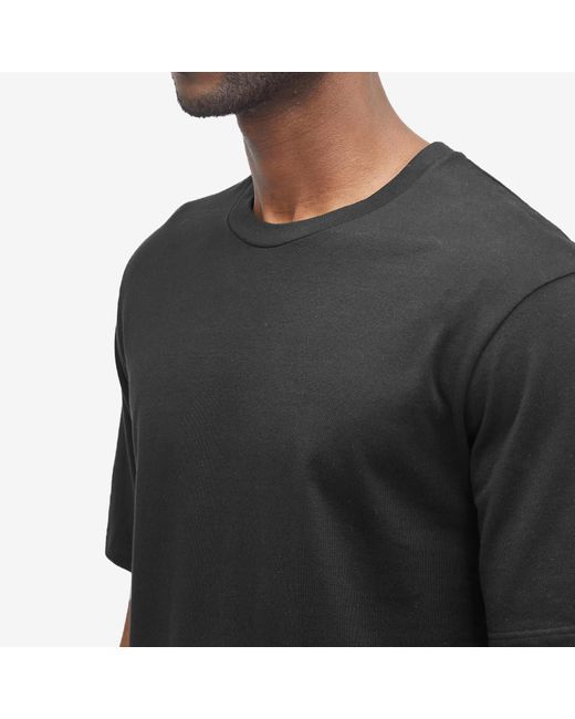 Jil Sander Black Back Logo T-Shirt for men