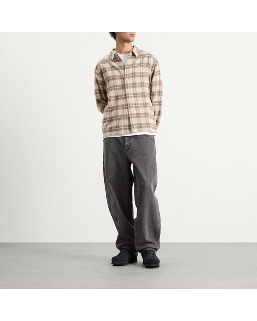Dime Gray Baggy Denim Pants for men