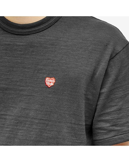 Human Made Gray Heart Badge T-Shirt for men