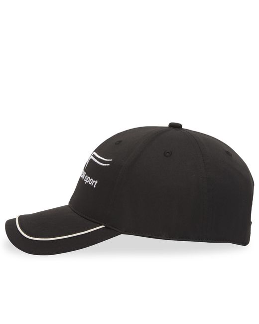 Cole Buxton Black Sport Piped Cap