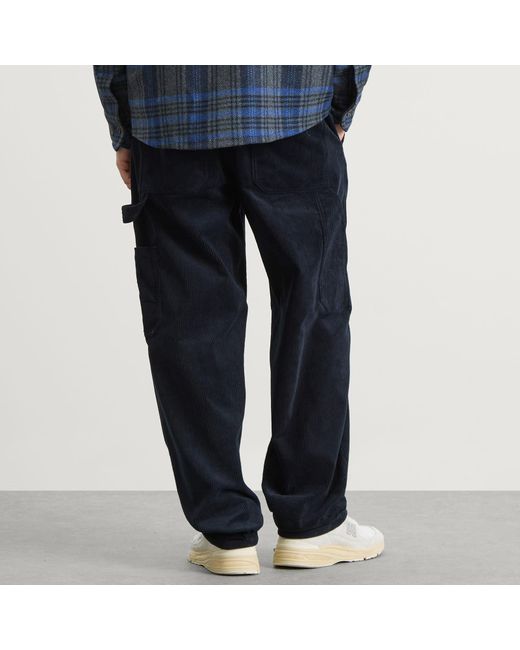 A.P.C. Blue Fergus Corduroy Carpenter Pants for men
