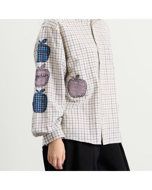 STORY mfg. White Plane Shirt