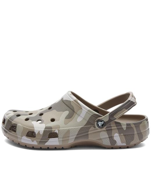 Crocs™ Classic Printed Camo Clog in Gray for Men | Lyst