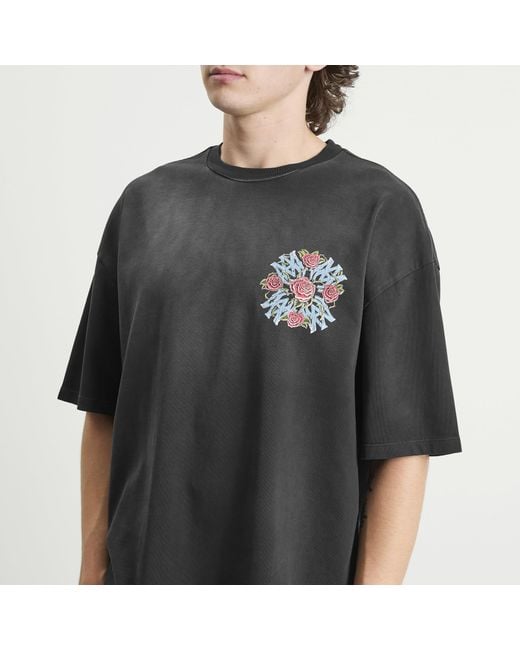 Amiri Out For Trouble Oversized T-Shirt in Black for Men | Lyst