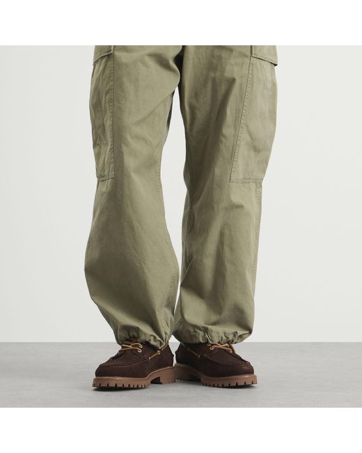 G.H.BASS Brown Ranger Camp Moc Shoe for men
