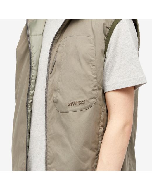 Gramicci Softshell Eqt Padding Vest in Natural for Men | Lyst UK