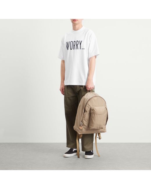 Unlikely Dry Goods White Authentic Worry T-Shirt for men