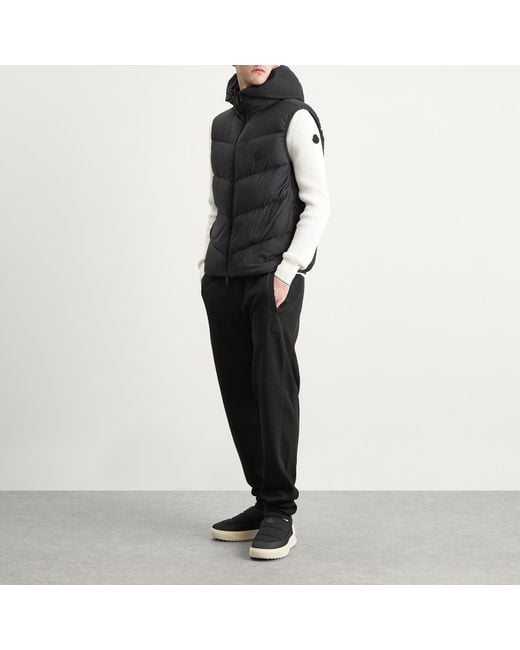 Moncler Black Guersac Vest for men