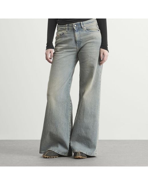 DIESEL Blue 1978 D-Akemi Wide Leg Jeans