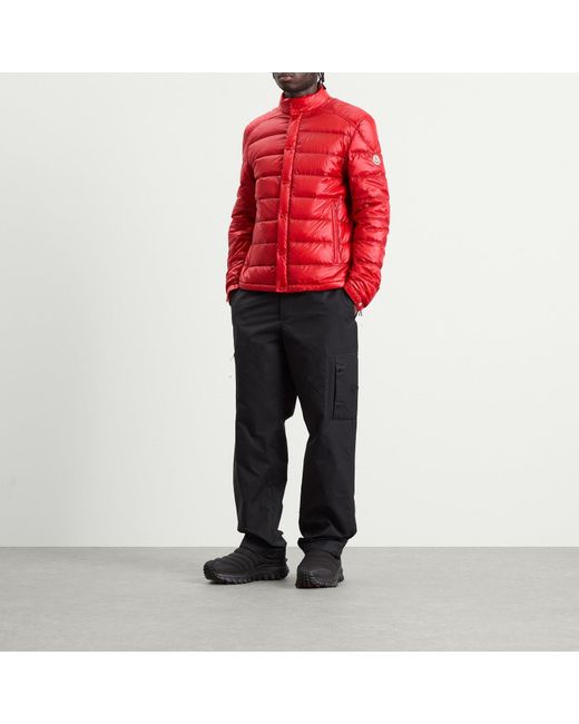 Moncler Red Selves Nylon Jacket for men