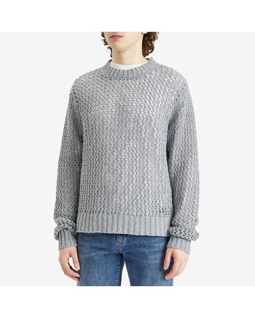 Won Hundred Gray Ryder Crew Neck Jumper for men