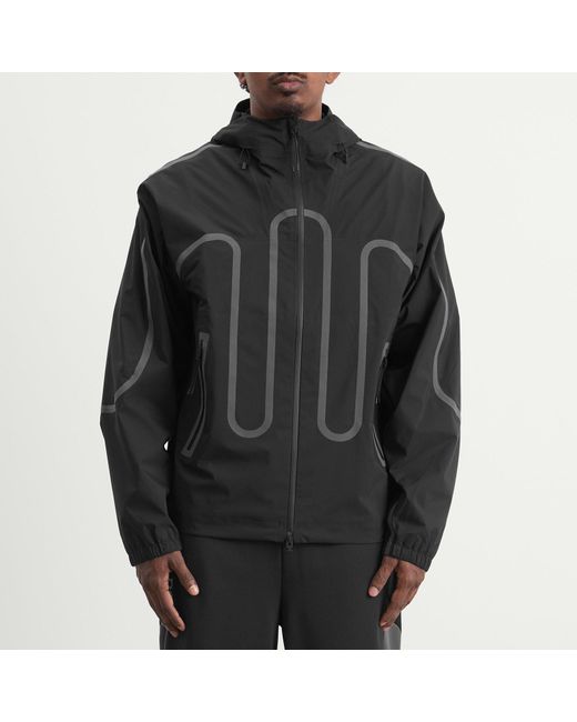 On Shoes Black Ik Waterproof Jacket for men