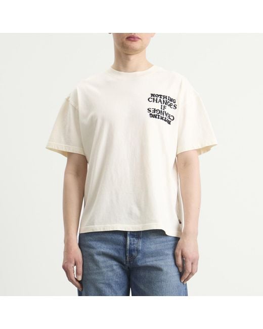 Honor The Gift White Nothing Changes T-Shirt for men