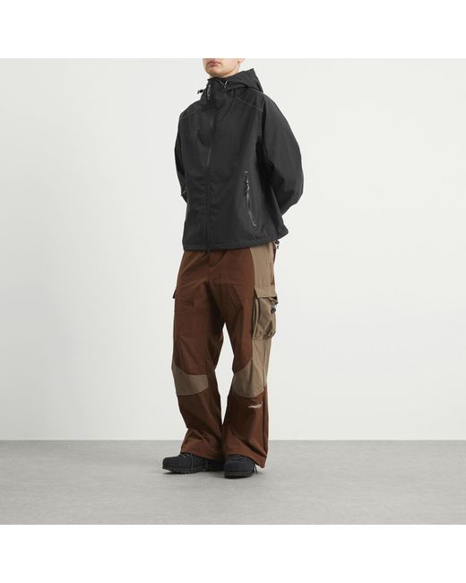 KA_YO_Prototype Black 3-Layer Shell Jacket for men