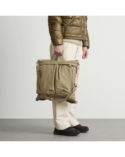 F/CE Green Recycled Twill 3-Way Helmet Bag