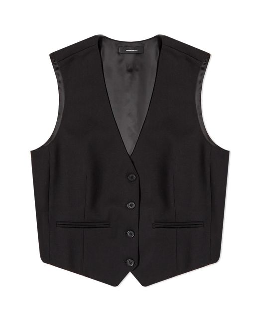 Wardrobe NYC Button Front Waistcoat in Black Lyst