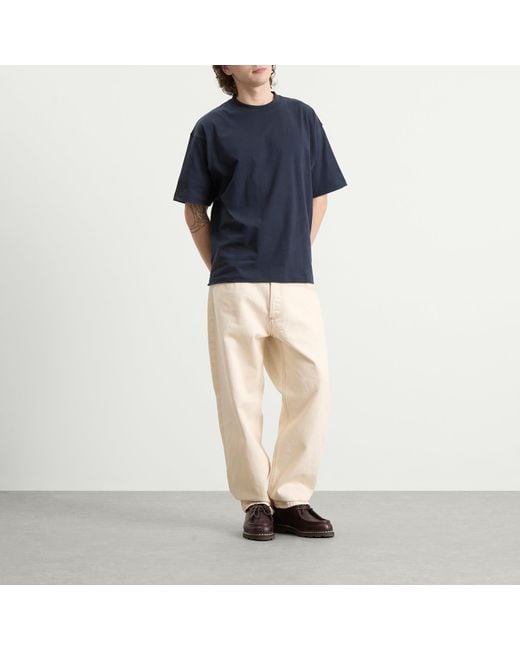 YMC Blue Triple T-Shirt for men