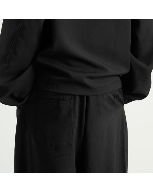 Y-3 Gray Technical Drawstring Trousers for men