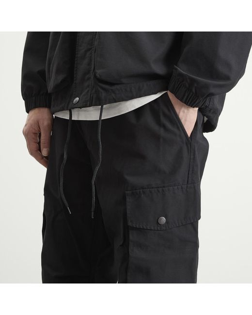 Snow Peak Black Light Dobby Cloth Trousers for men