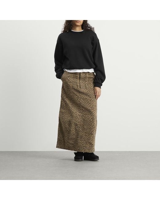 Needles Brown String Fatigue Skirt
