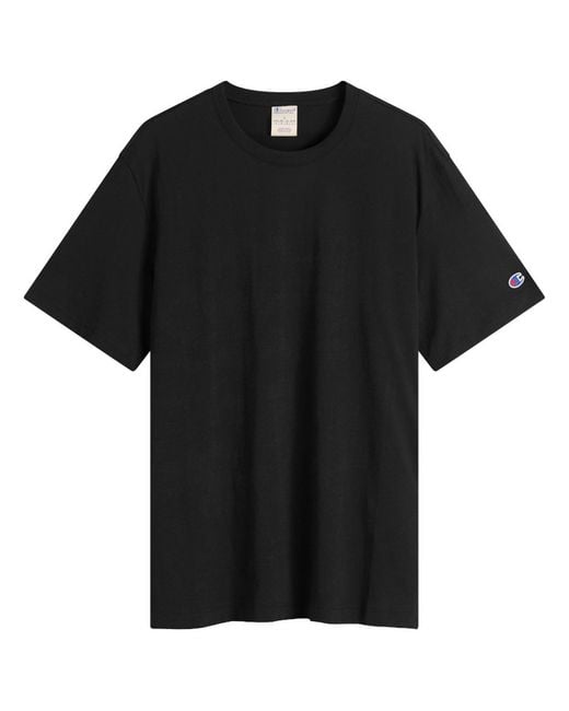 Champion Black Reverse Weave Loose Fit T-Shirt for men