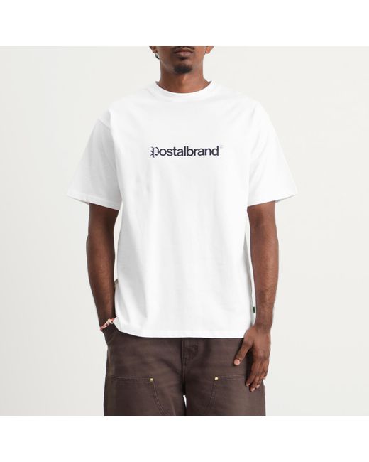 Postalco White Headline T-Shirt for men