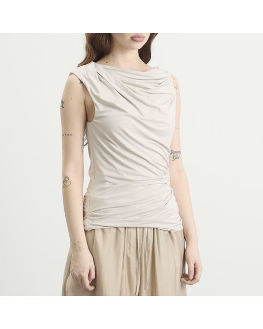 Entire studios White Drape Tank