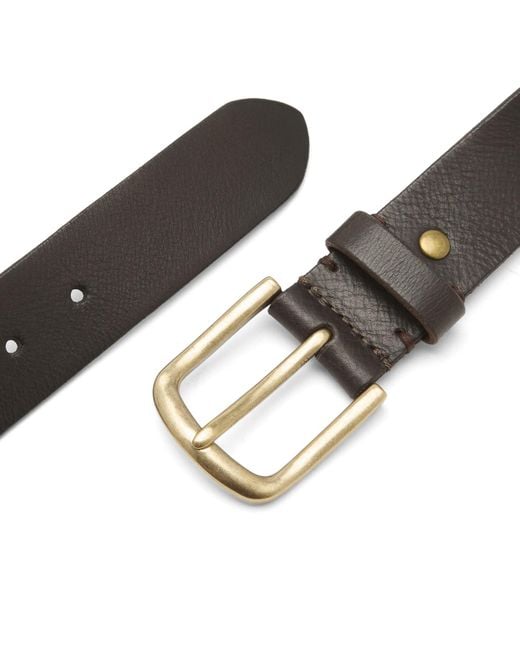 Corridor NYC Brown Leather Belt for men
