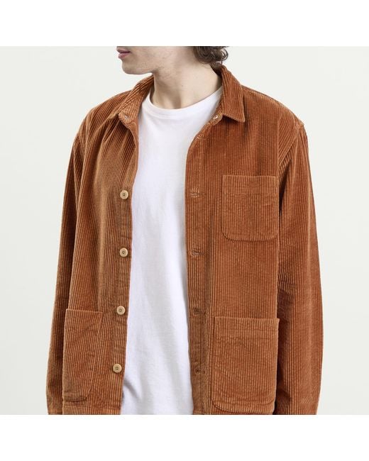 Folk Brown Assembly Jacket for men