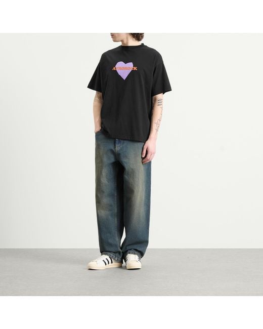 TGB Black Afro Rock Love T-Shirt for men