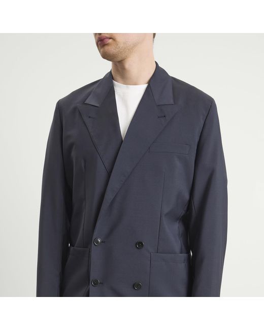 Carter Young Blue Kirk Unstructured Blazer for men