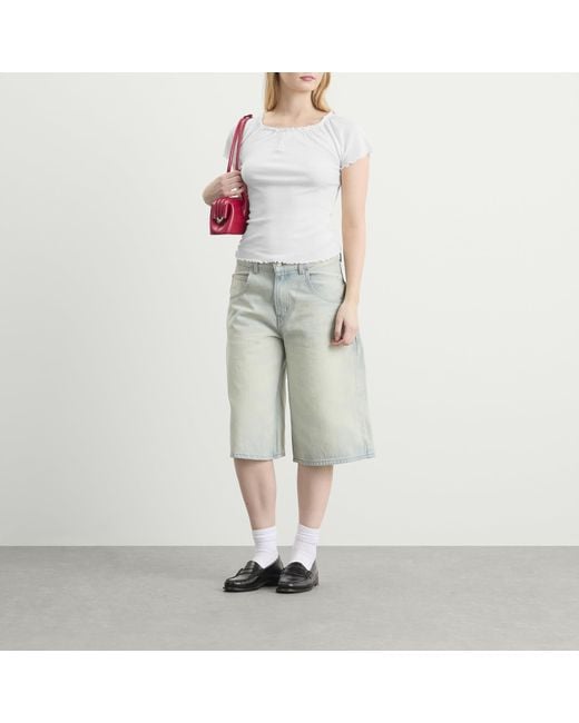 Levi's Blue Super Baggy Jorts