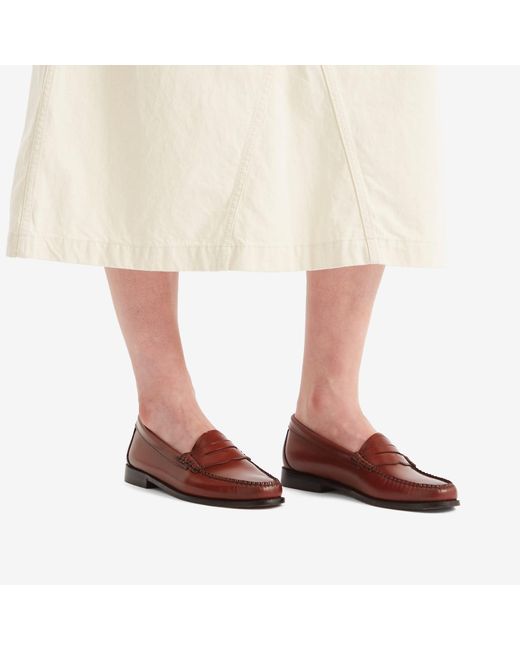G.H.BASS Brown Penny Loafer