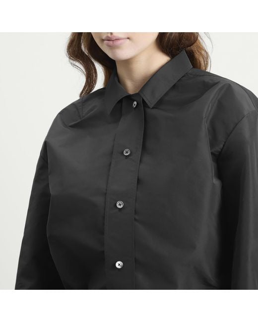 Jil Sander Black Voluminous Short Jacket