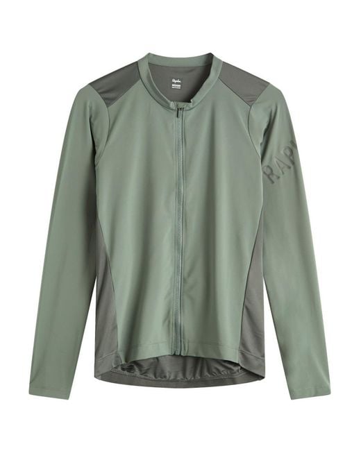 Rapha Green Pro Team Long Sleeve Lightweight Jersey for men