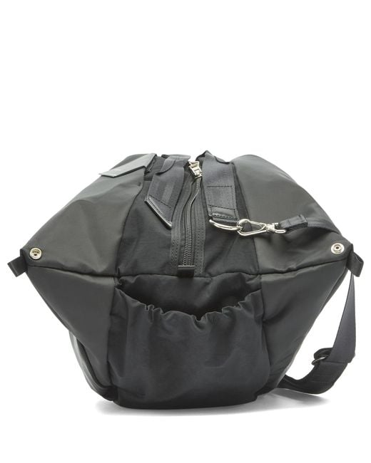 Master Piece Black Cocoon 2-Way Duffel Bag
