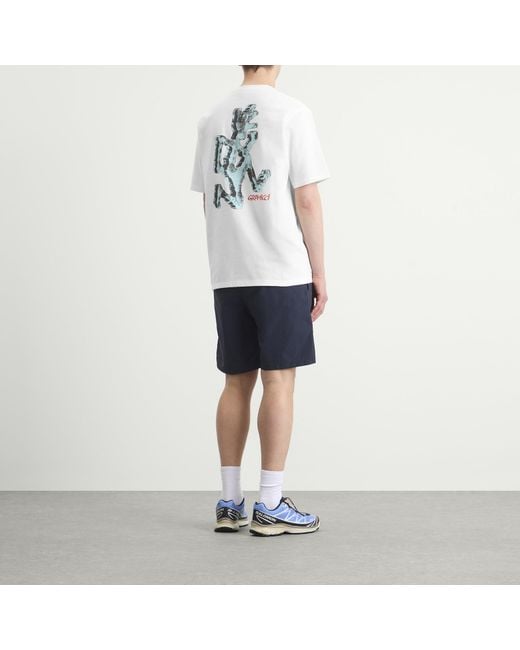 Gramicci White Ice Sculpture T-Shirt for men