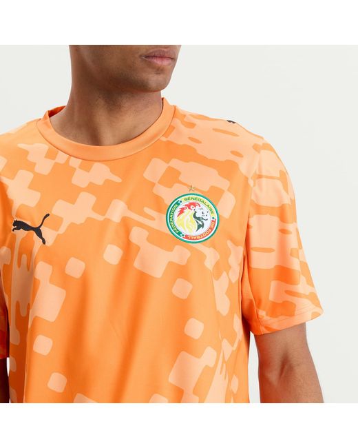PUMA Orange X Fsf X Salehe Bembury Replica Match Goalkeeper Jersey for men