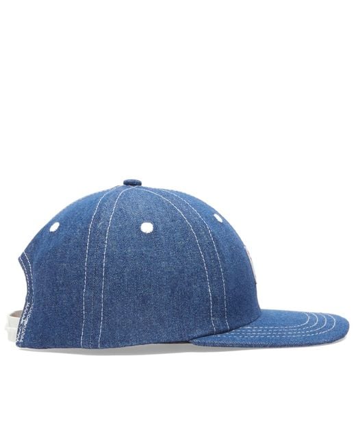 Randy's Garments Blue 5 Panel Logo Snapback Cap for men