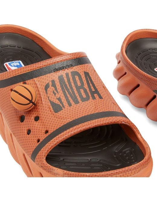 Crocs™ X Nba Echo Slide in Brown for Men | Lyst