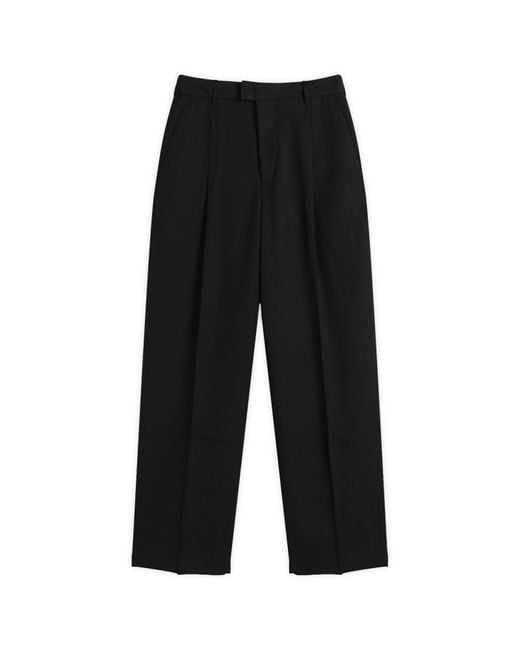 About Blank Black Tailored Wide Leg Trouser for men