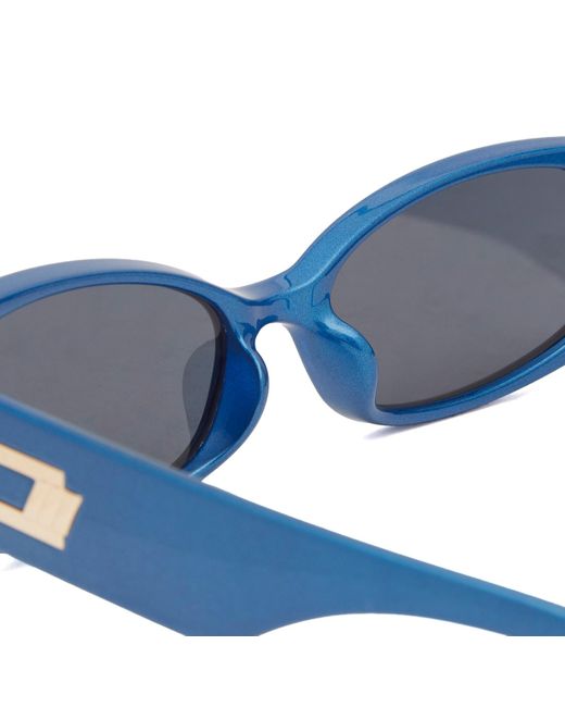 Le Specs Blue Starlight Sunglasses