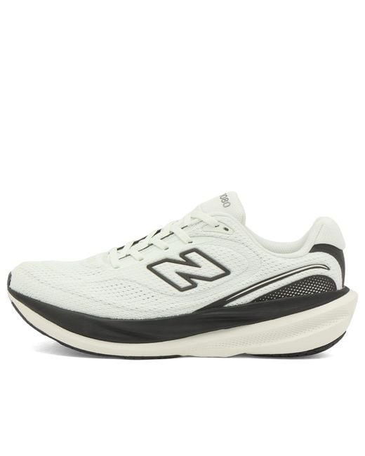 New Balance White 1080 Sneaker