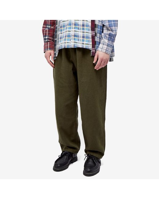 South2 West8 Green String Cuff Slack Pant for men