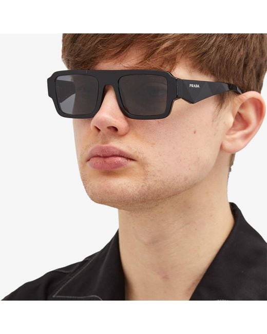 Prada Gray Pr-A05S Sunglasses for men