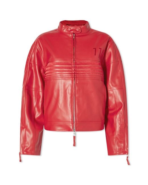 House Of Sunny Red Racing Jacket
