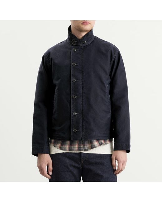 RRL Blue Bower Deck Jacket for men