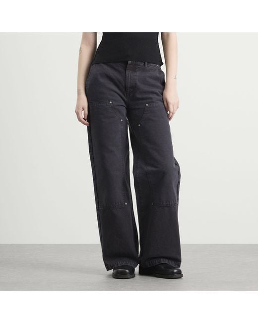 mfpen Gray Double Knee Jeans