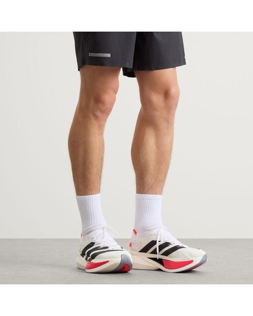 Adidas Originals Red Adizero Prime X3 Strung Sneaker for men