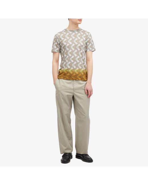 Dries Van Noten Gray Habba Print T-Shirt for men